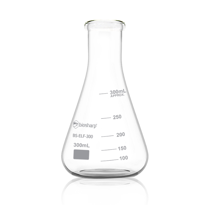 300ml三角烧瓶,细颈,带刻度